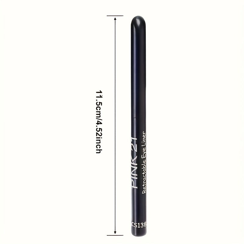 Women Black Gel Eyeliner Pens Set Long-Lasting Waterproof Smudge-Proof