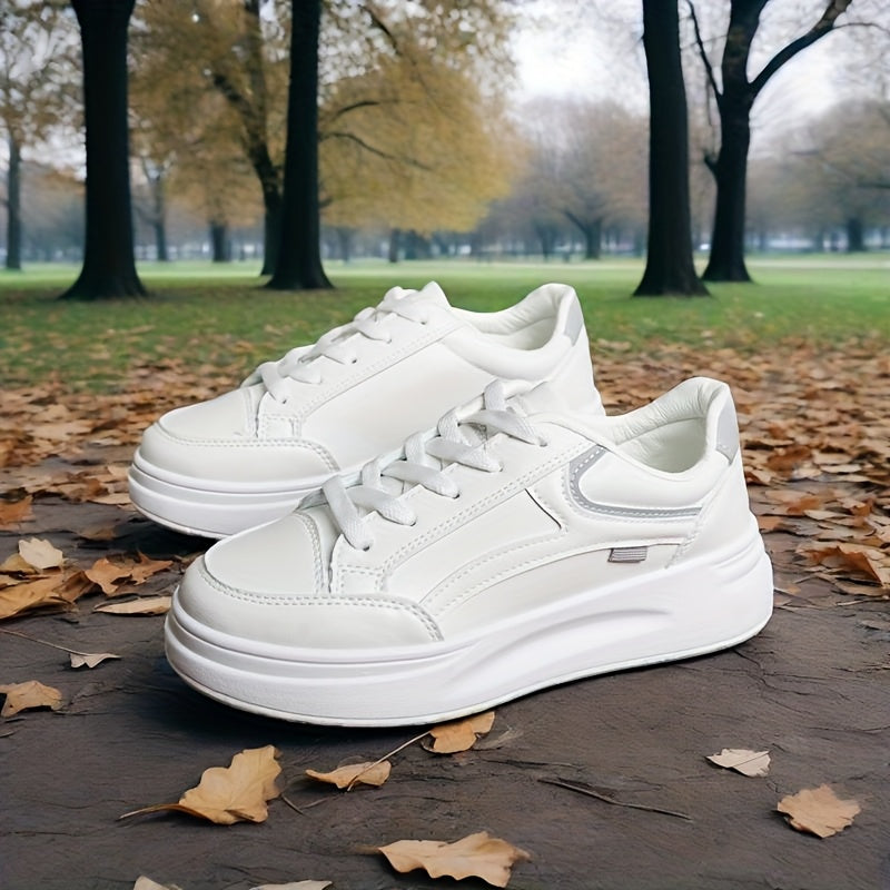 Women's Breathable Low-Top Sneakers Casual Running Gym Skateboarding Durable PVC EVA