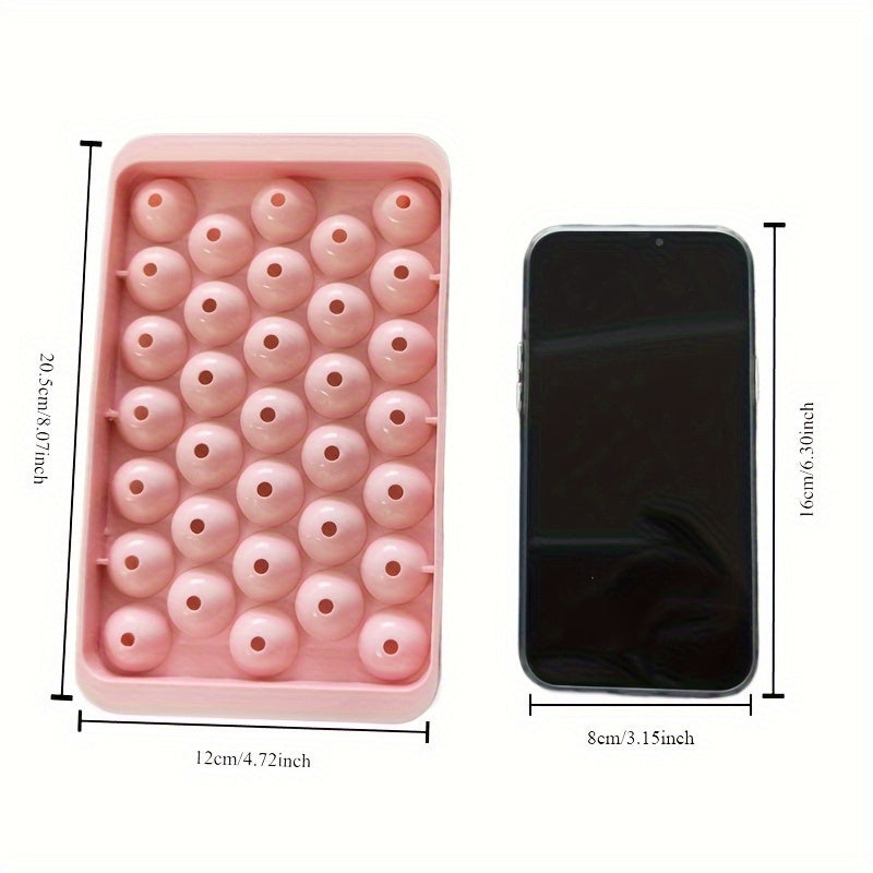 Household Circular Ice Hockey Mold Food Grade Ice Cream Maker with Lid