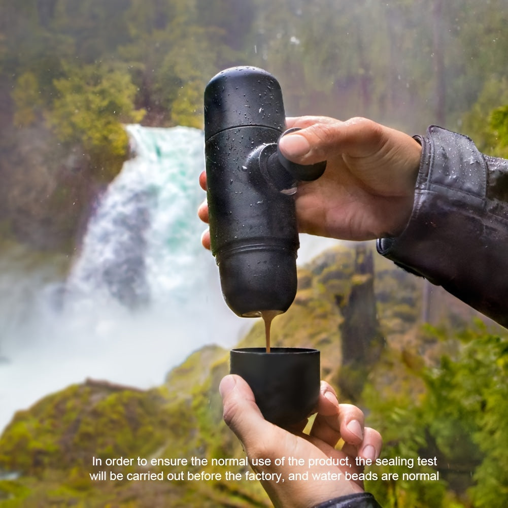 Portable Capsule Espresso Maker Travel Coffee Pot Manual Operation