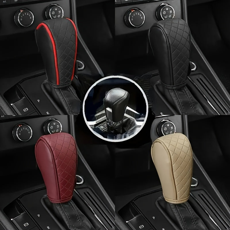 Universal PU charm qoʻlqop bilan avtomobil ichki qismi uchun gear shift qopqogʻi