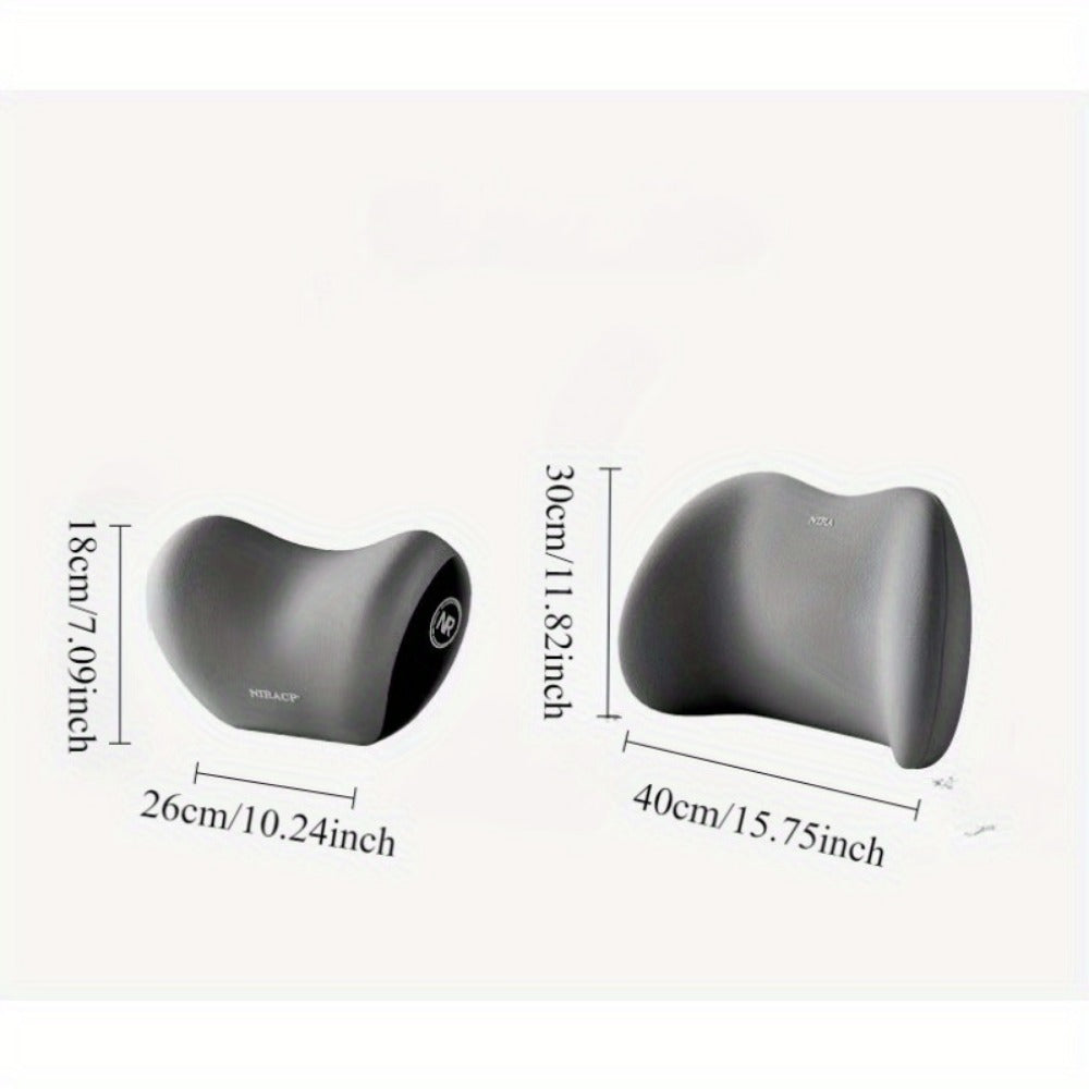 Car Lumbar Support Cushion Memory Foam Home Automotive Shoulder Pillow