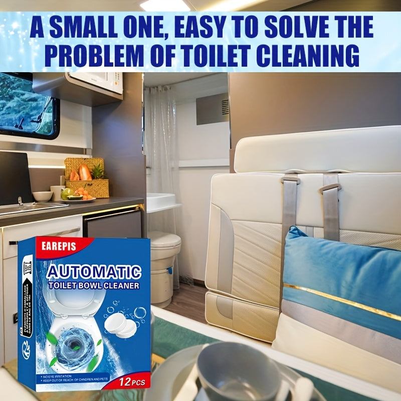 Автоматические таблетки для очистки унитаза от запахов и накипи