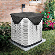 Outdoor Air Conditioner Cover Durable Oxford Fabric Weatherproof with Hooks