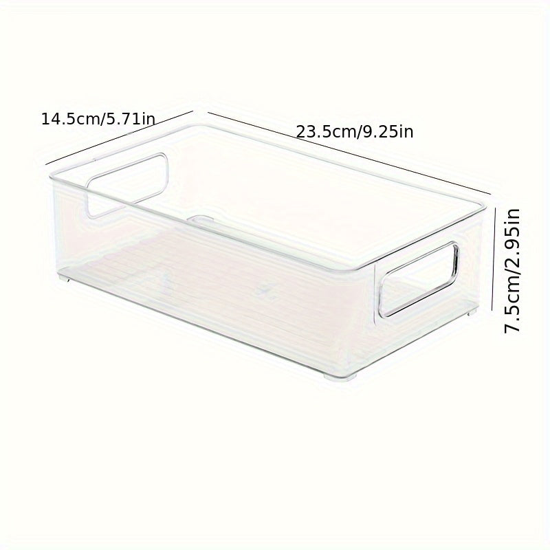 Plastic Food Storage Container with Handle Drawer Design Freezer Safe Veggie Organizer