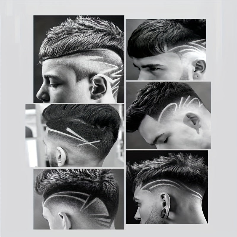 Cordless Men’s Beard Trimmer USB Rechargeable Lithium Battery Portable Grooming Tool