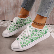 Women's Casual Sneakers Leather Comfortable Walking Shoes