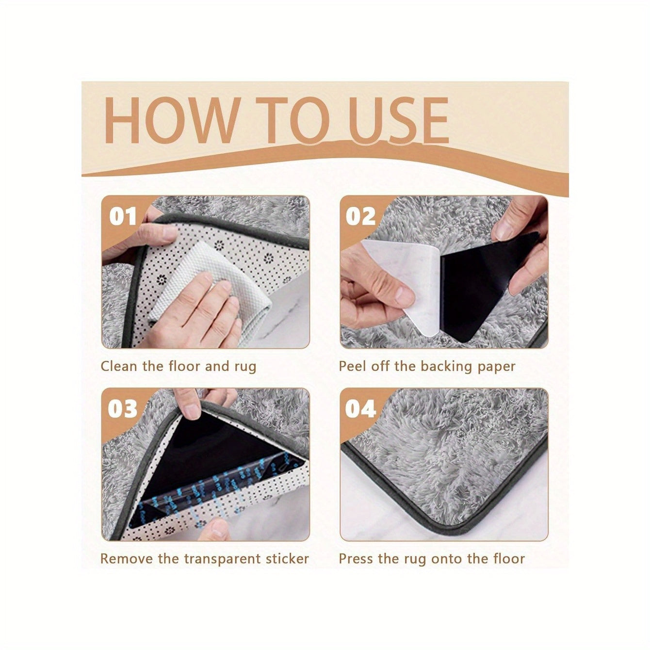 Waterproof Polystyrene Floor Mat Non-Slip Entryway Room Safety All Sizes