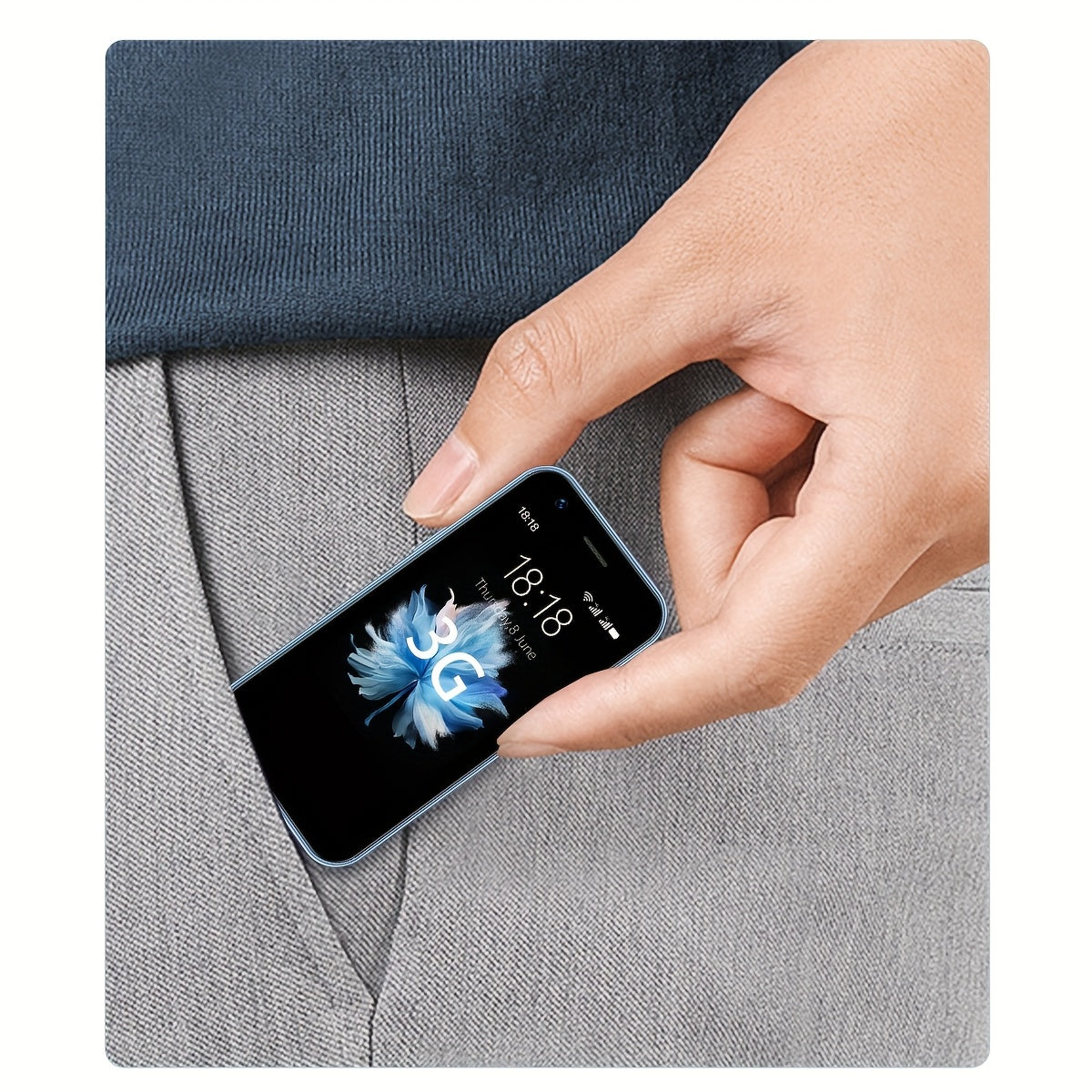 Мини-смартфон XS15 3,0-дюймовый дисплей 2 ГБ ОЗУ 16 ГБ ПЗУ Dual SIM разблокирован