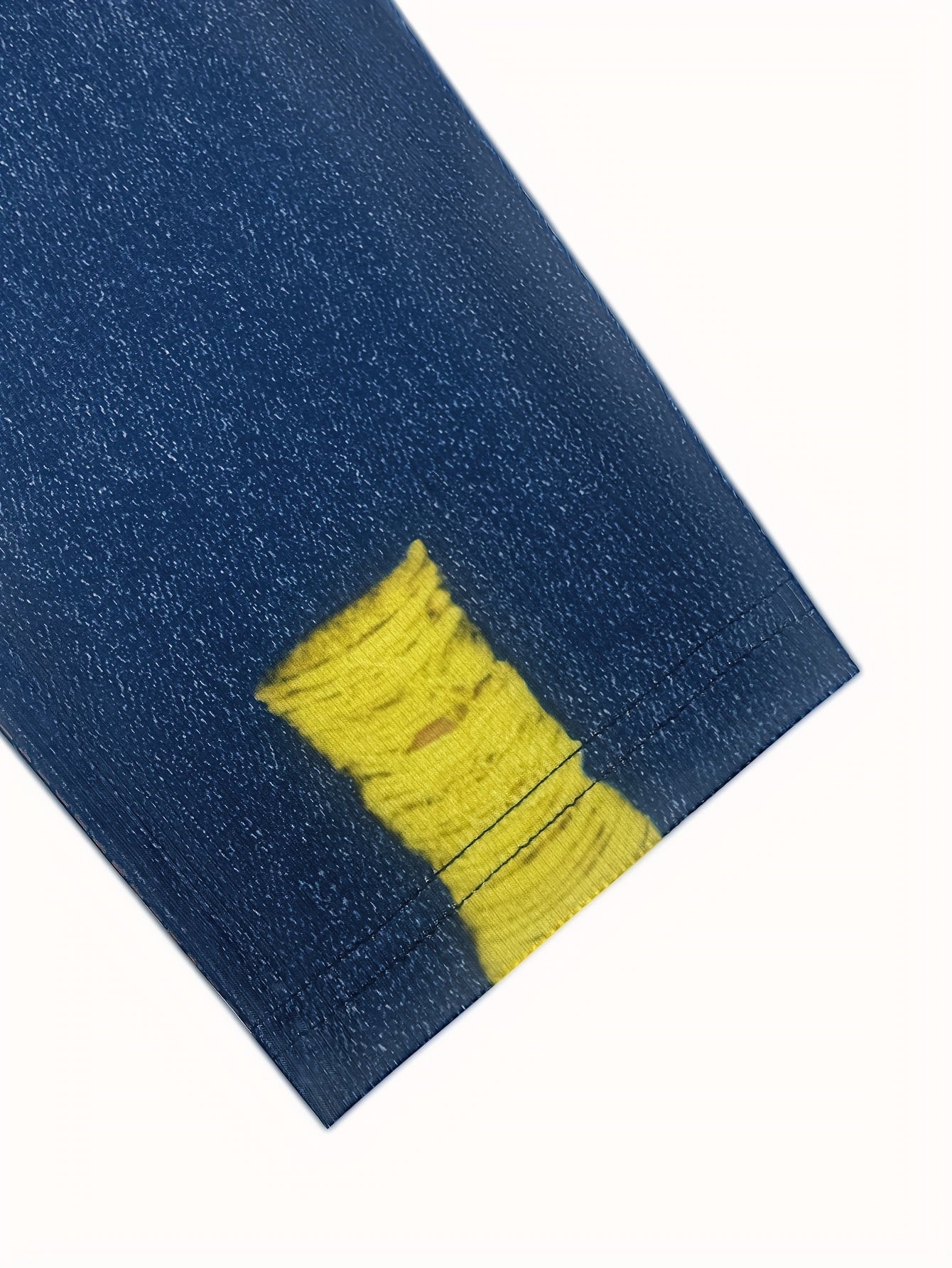 Plus Size Skinny Faux Denim Ripped Jeans Street Style Casual Trousers