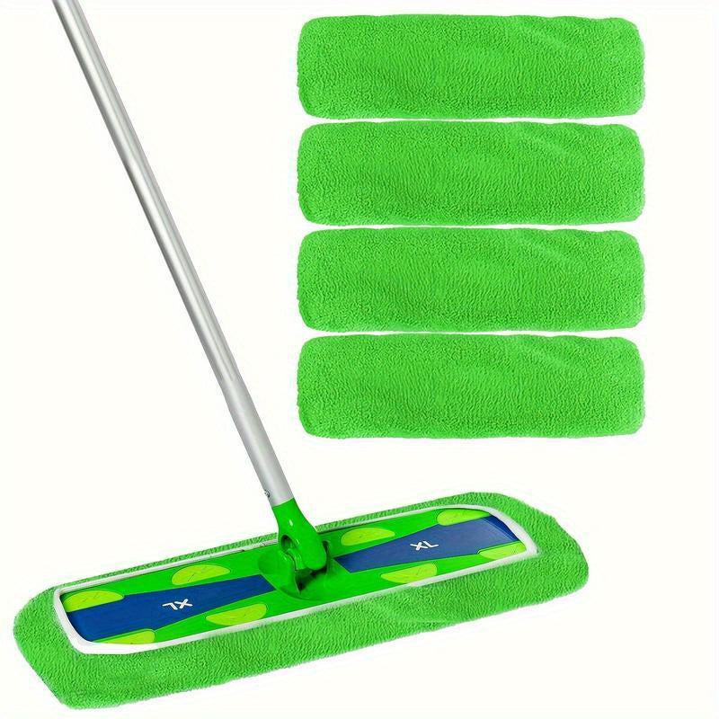 Microfiber Mop Pads Replacement 1/4 XL Reusable Washable Floor Dust Pet Hair