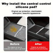Car Interior Silicone Protective Pad for Center Control Panel Non-Slip Wear-Resistant