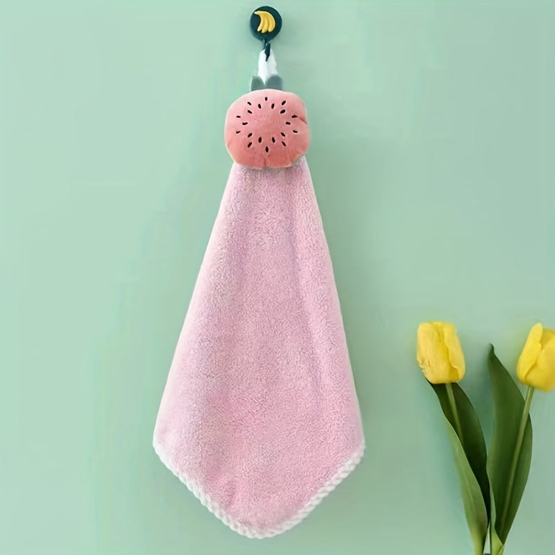 Absorbent Cartoon and Coraline Hand Towels for Kitchen and Bathroom Use