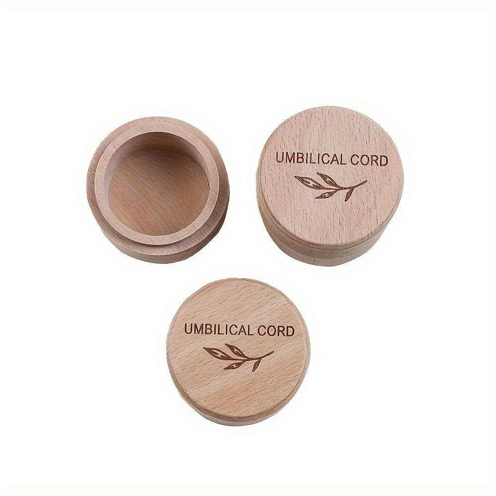 "O'yilgan Yog'och Soch Qutisi - Soch va Tishlarni Saqlash Qutisi, Umblikal Qorinni Saqlash uchun Portativ Xotira Qutisi, 14 yosh va undan katta yoshdagilar uchun mos"