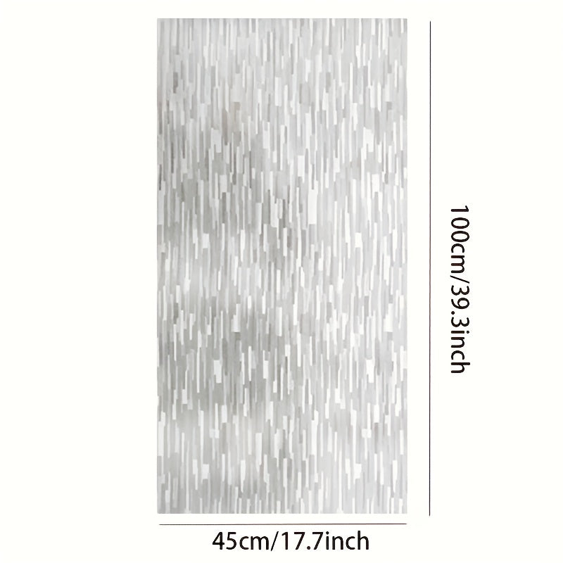 Frosted Glass Window Film UV Blocking Static Cling Removable Opaque Vinyl Covering