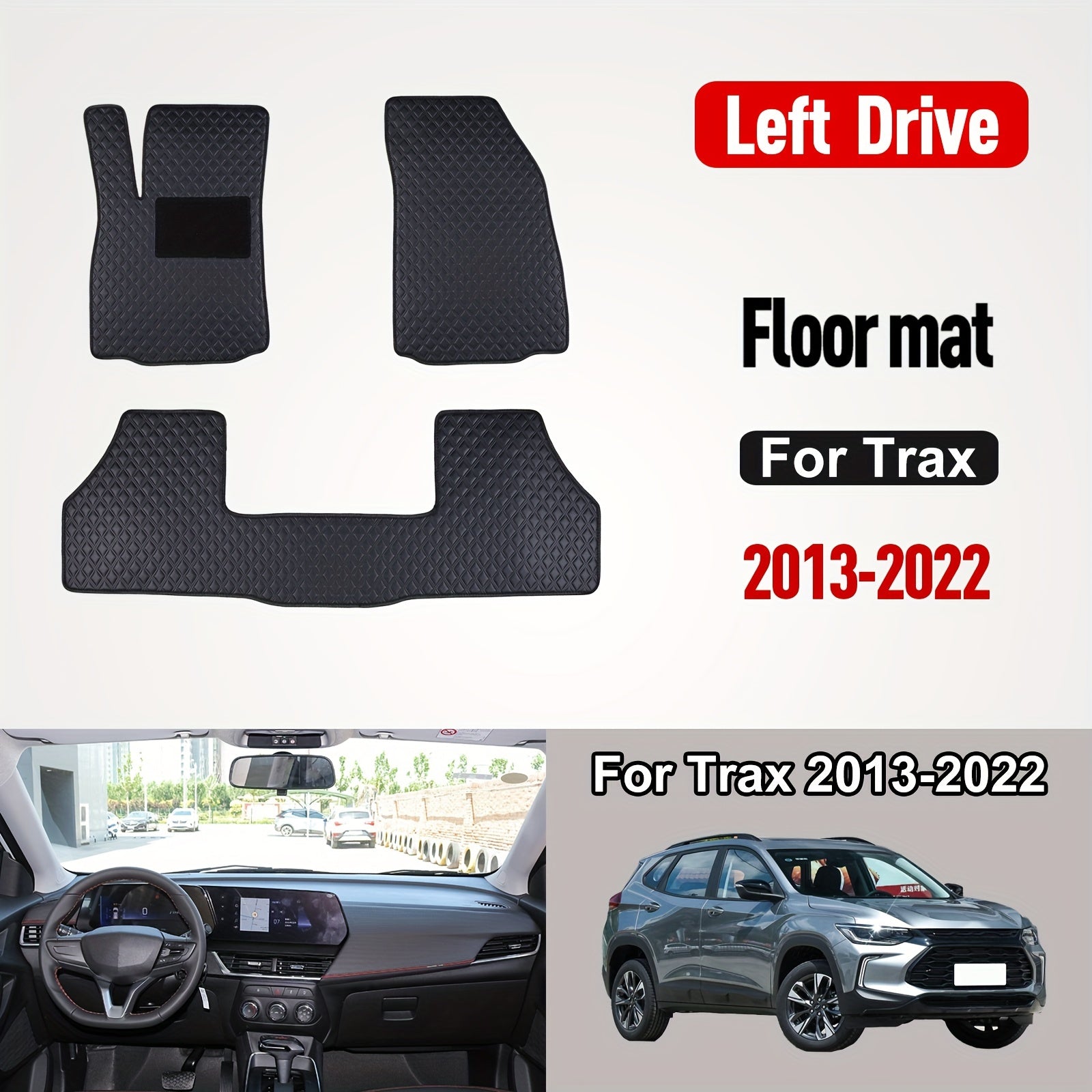 Car Foot Mat Set All-Weather Cargo Luggage Trunk Pad for SUV