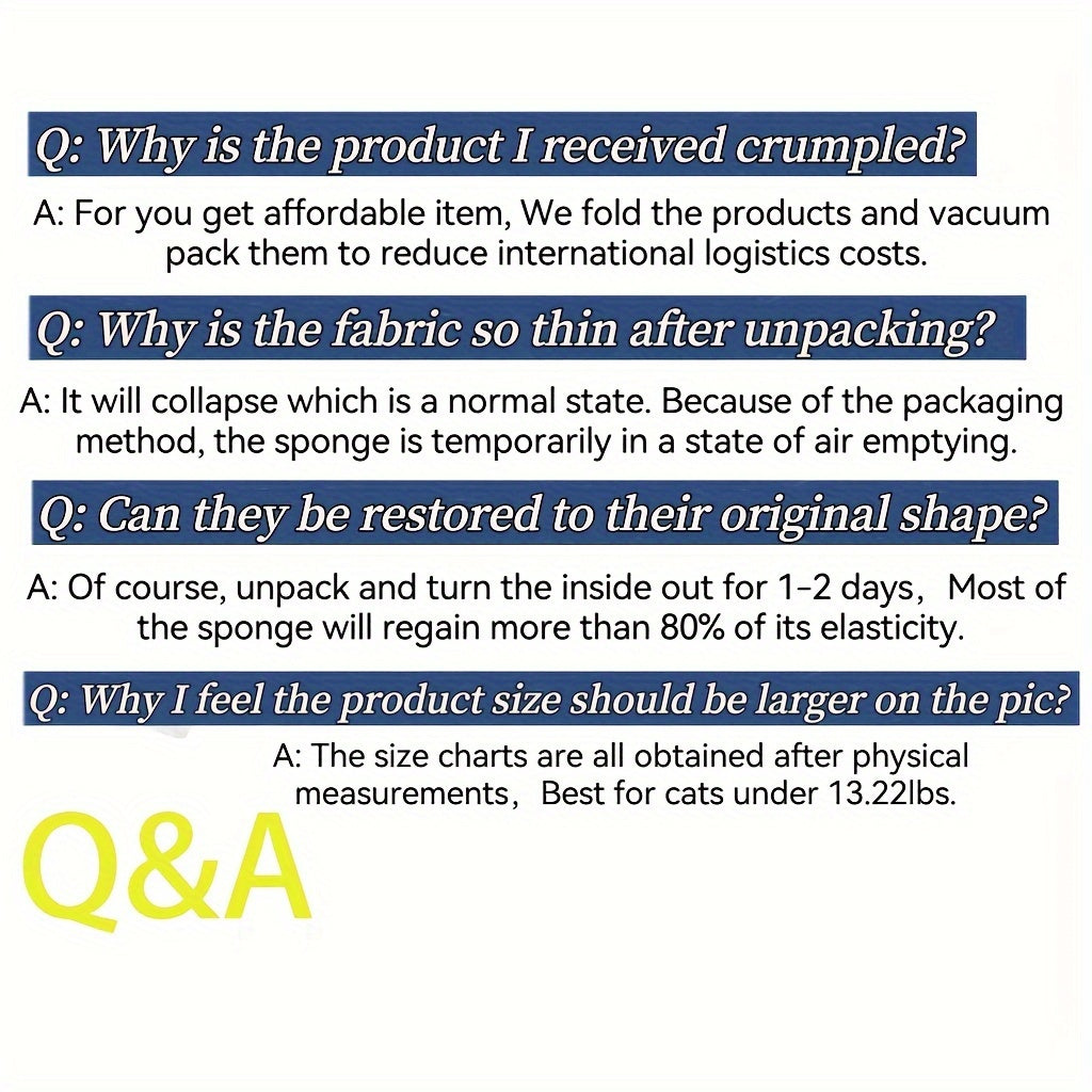 Foldable Cat Bed with Plush Cushion Soft Cozy Cave Nest for Small Cats