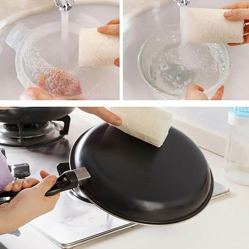 Ekologik toza Ecoclean tabiiy qovoq idish tozalagichlarining 8 ta yoki 4 ta to'plamini qo'lga kiritishingiz mumkin. Ushbu o'rtacha qattiqlikdagi tozalagichlar oshxona va hammom tozalash uchun juda mos keladi. Tabiiy tolalardan tayyorlangan, ular ko'chma.