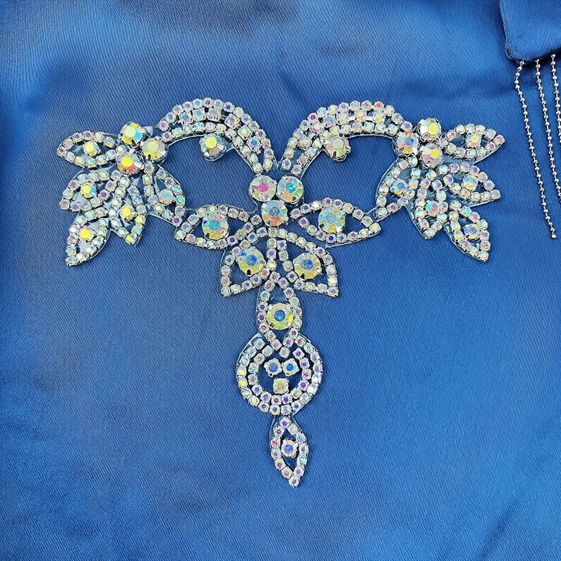 Women Glass Rhinestone Applique for Shoes Dress Bag Sewable Adhesive