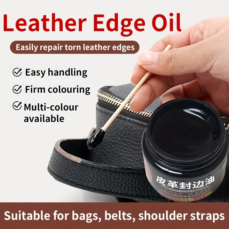 Leather Edge Coloring Kit 30ml for Bags Belts Wallets Leather Finish