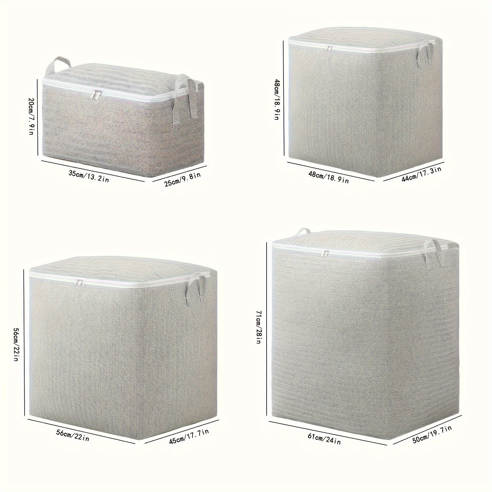 Dustproof Storage Bag for Wardrobe Clothes Quilts Toys Organizing