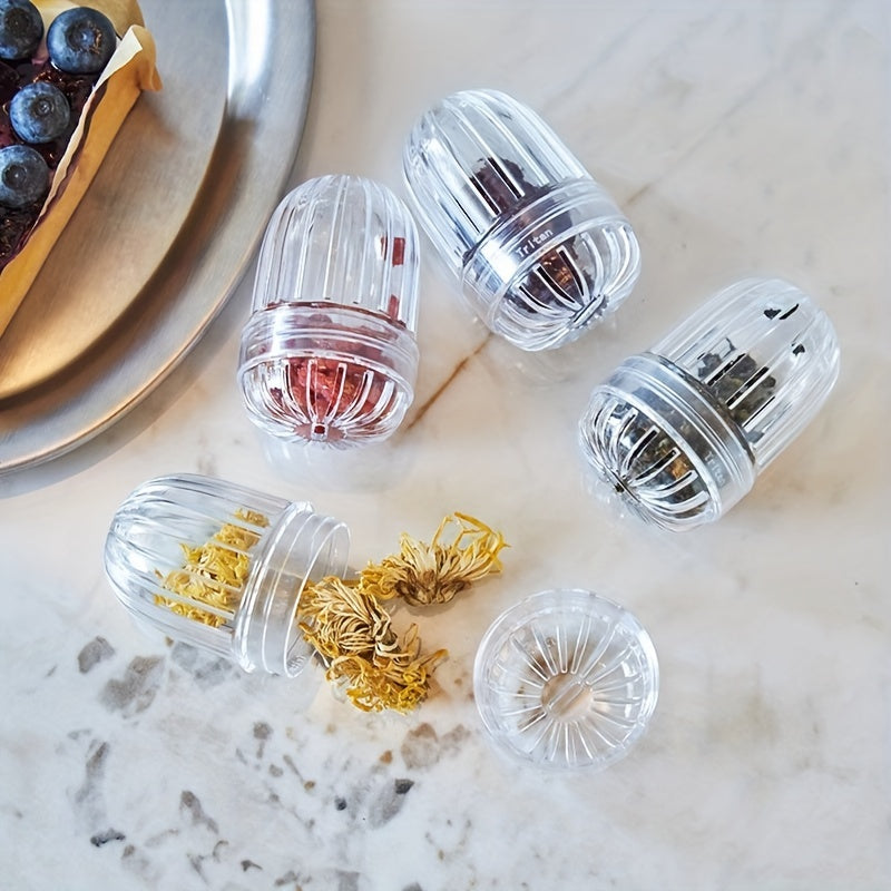 Uy oshxonasi uchun shaffof plastmassa choy qoldiruvchi to'plam