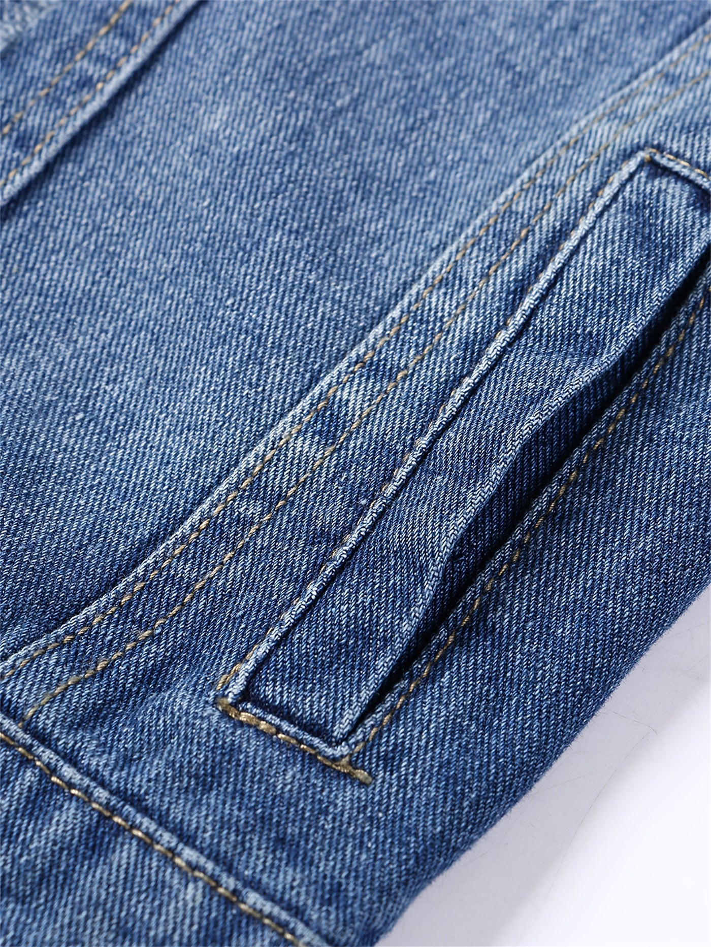 Ayollar uchun denim kurtka, uzun sleeve, kattalashtirilgan, bir rangli, bahor va kuz uchun