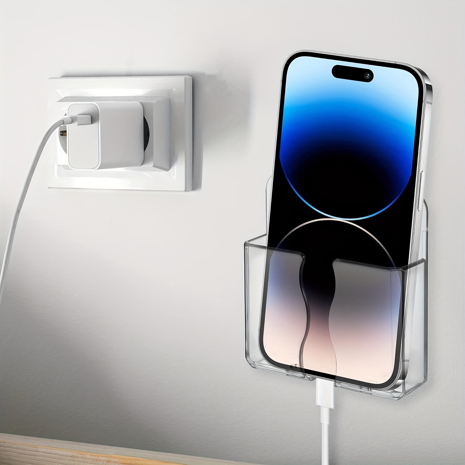 Wall Mounted Shelf Organizer for Air Conditioner and Remote Control Storage