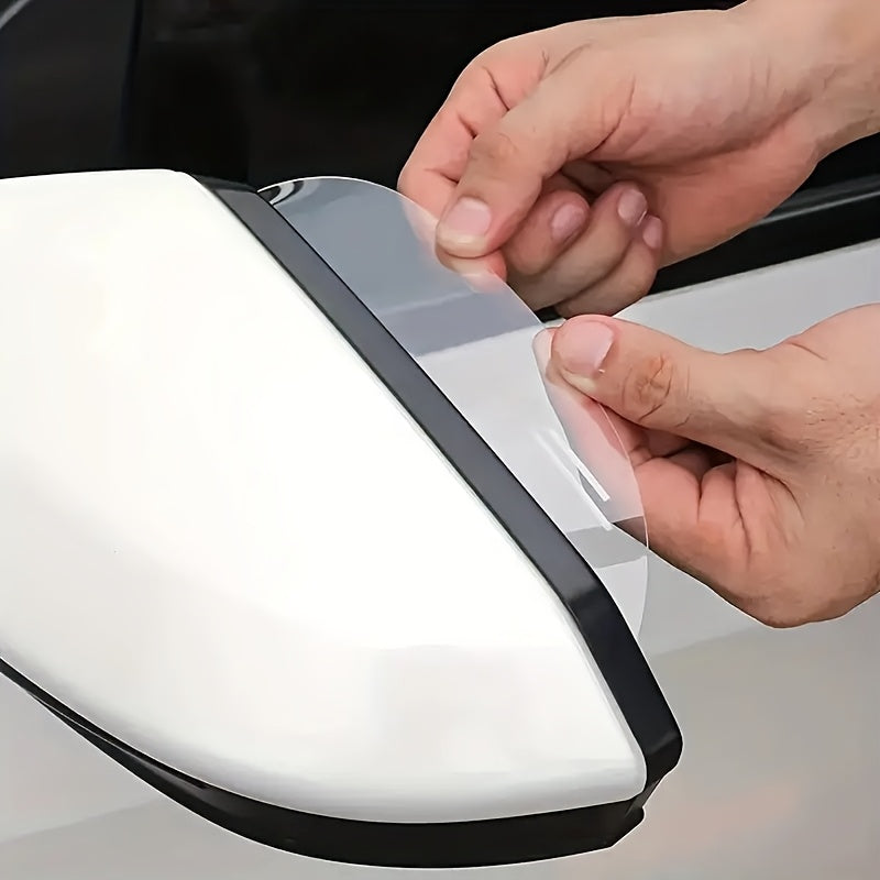 2 dona shaffof avtomobil orqa ko‘zg‘ining yomg‘ir va qor ob-havo uchun yomg‘ir qoplami