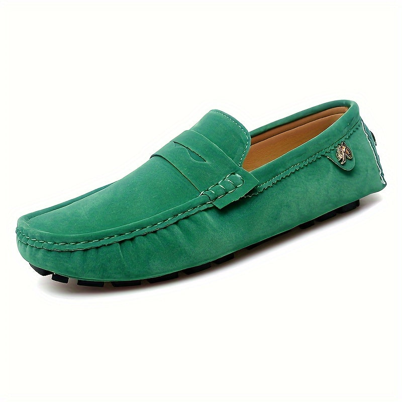 Women's Slip-On Loafers in Bright Colors with Anti-Slip Rubber Sole