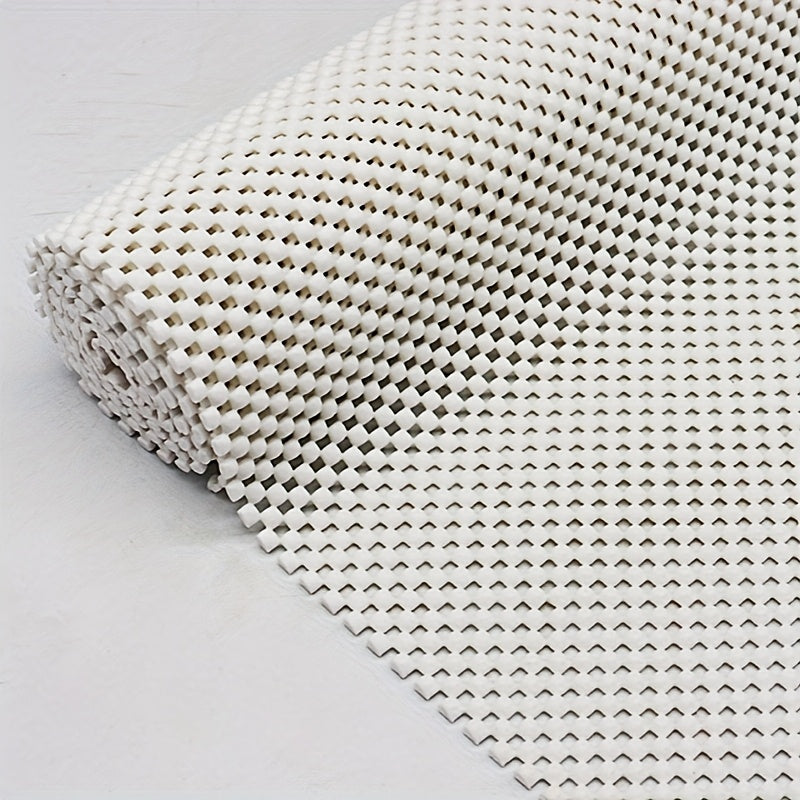 Silicone PVC Non-Slip Bath Rug Mat with Knit Fabric Durable Washable Floor Mat