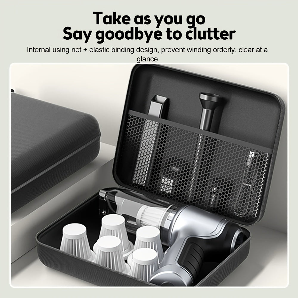 [50% CHEGIRMA] Portativ Avtomobil Changyutgichi Saqlash Qutisi Havo Nasosi, Zaryadlovchi va Uy Hayvonlari Sochlari Vositalari Uchun