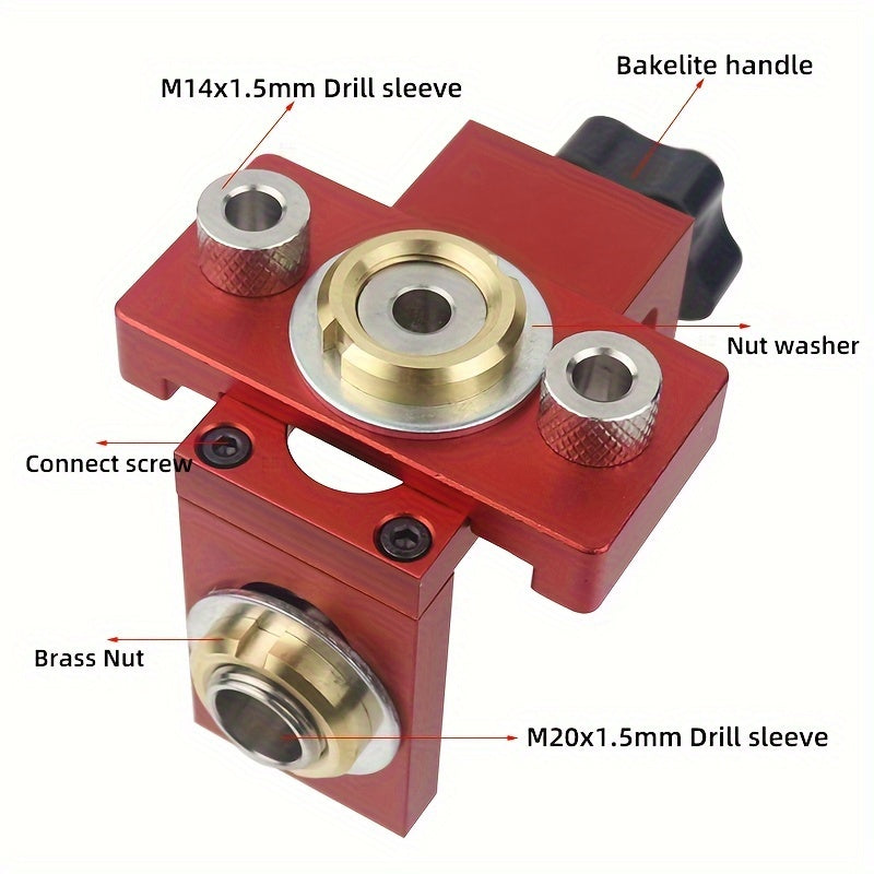1 шт. Деревянный 3 в 1 набор сверл для соединения мебели.
