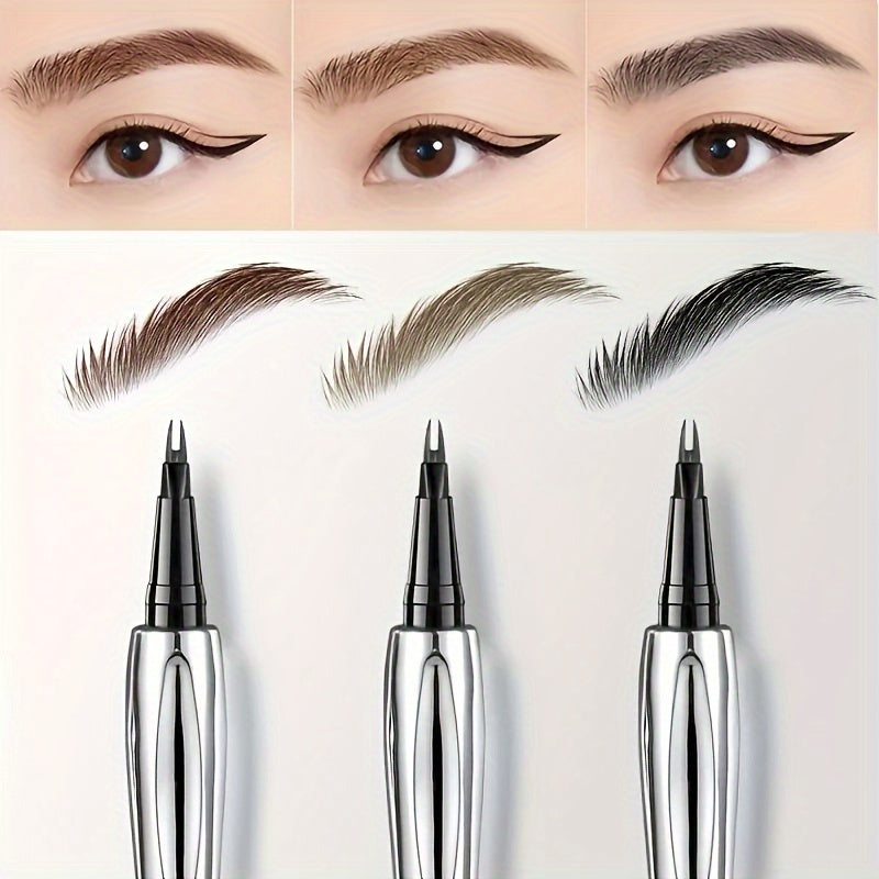 Lápiz de cejas impermeable para mujer, de larga duración, maquillaje natural
