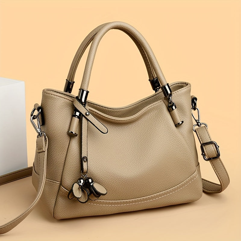 Стильная стеганая сумка для женщин с регулируемым ремнем, застежкой на молнии, полиэстеровой подкладкой, отделкой краев и дизайном на одно плечо.