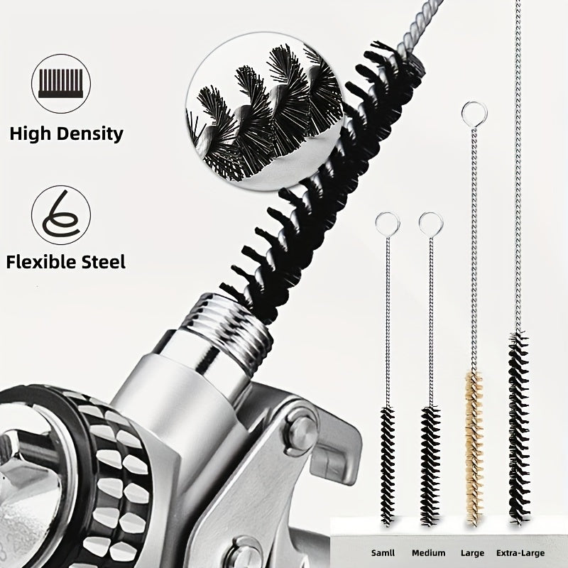 21pcs Car Paint Airbrush Cleaning Brush Set for Spray Gun Nozzles