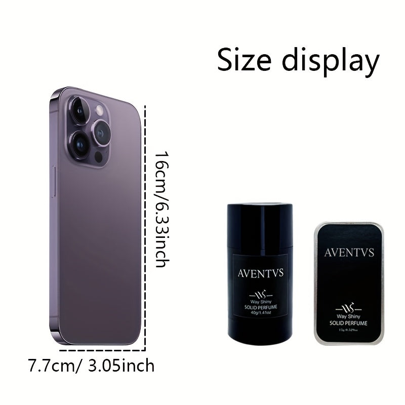 Men's Solid Pheromone Perfume Fruity Floral Cream 1.5oz for Dating Daily Wear