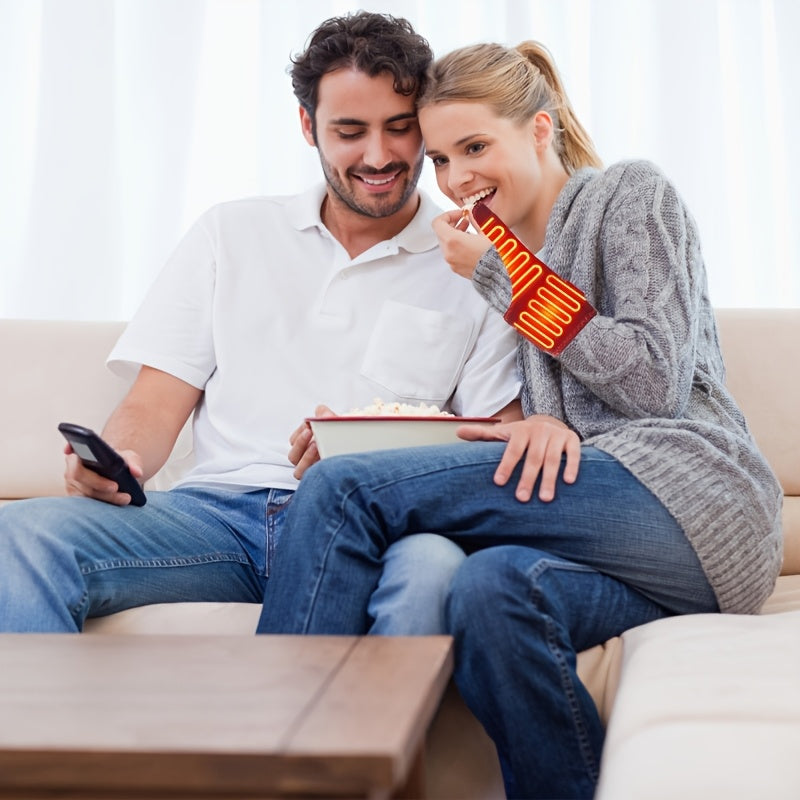 Erkaklar va ayollar uchun sozlanadigan USB qo‘l issitgich va massaj qiluvchi