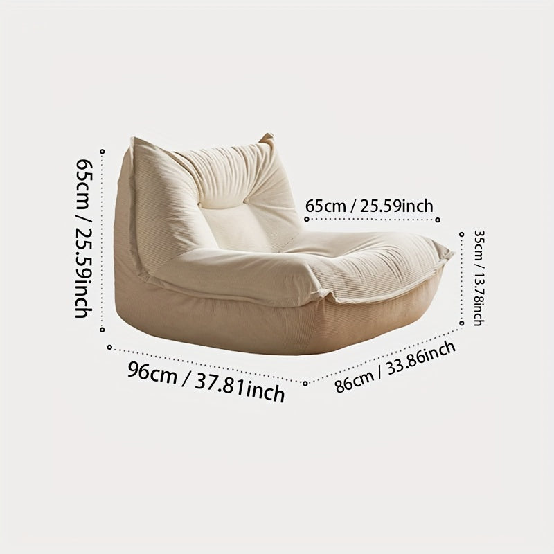Indoor Leisure Chair Single Sofa Cozy Lazy Beach Chair for Living Room