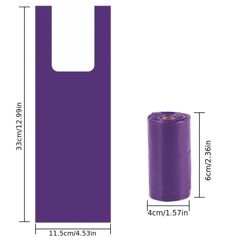 Vest-Uslubidagi Tashqi Itning Axlatini Yig'ish: 120 Ta Biologik Parchalanuvchi Hayvon Axlati Qoplari
