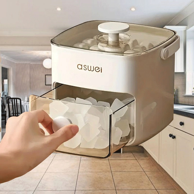 Portable Ice Maker Durable Plastic Large Capacity for Outdoors and Drinks