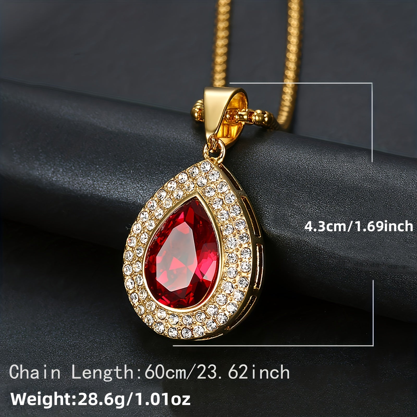 Zargarlik to'plamidagi ajoyib zanglamas po'latdan yasalgan suv tomchisi pandantli marjon, porloq kubik zirkoniy bilan bezatilgan - hashamatli va romantik ayollar to'y ko'rinishi uchun mukammal, maxsus kunda kelin uchun ideal.