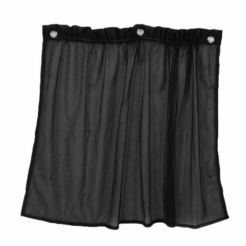 Car Sunshade Curtain Black Mesh Side Barrier for Sedan Truck Van