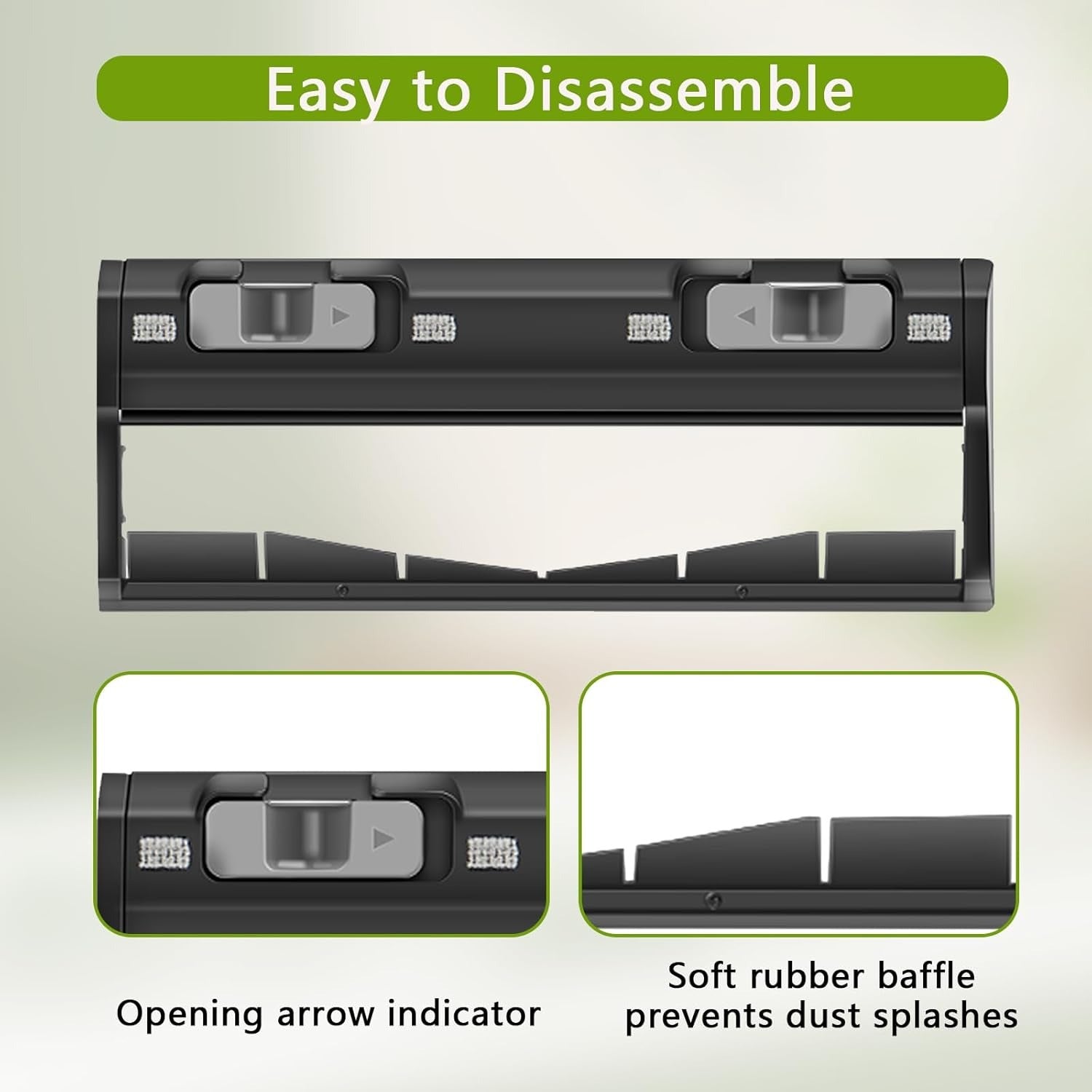 Robot Vacuum Accessories Set for Ecovacs X1 X1S T10 T20 Series Glue Brush Cover Plate Cleaning Brush