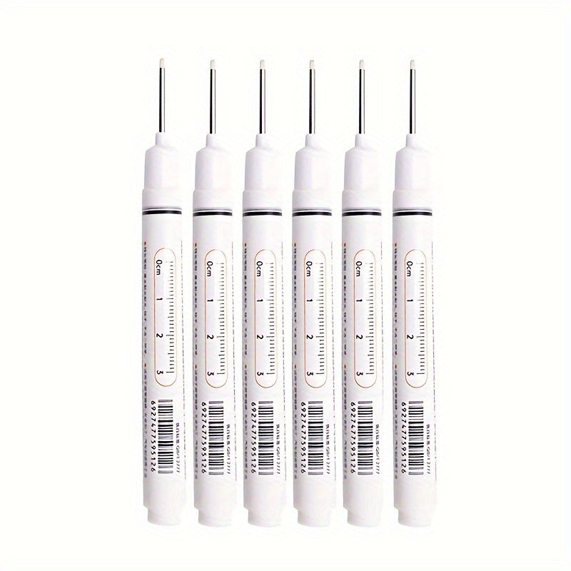 Set de 6 marcadores de punto medio resistentes al agua para madera, metal, cerámica