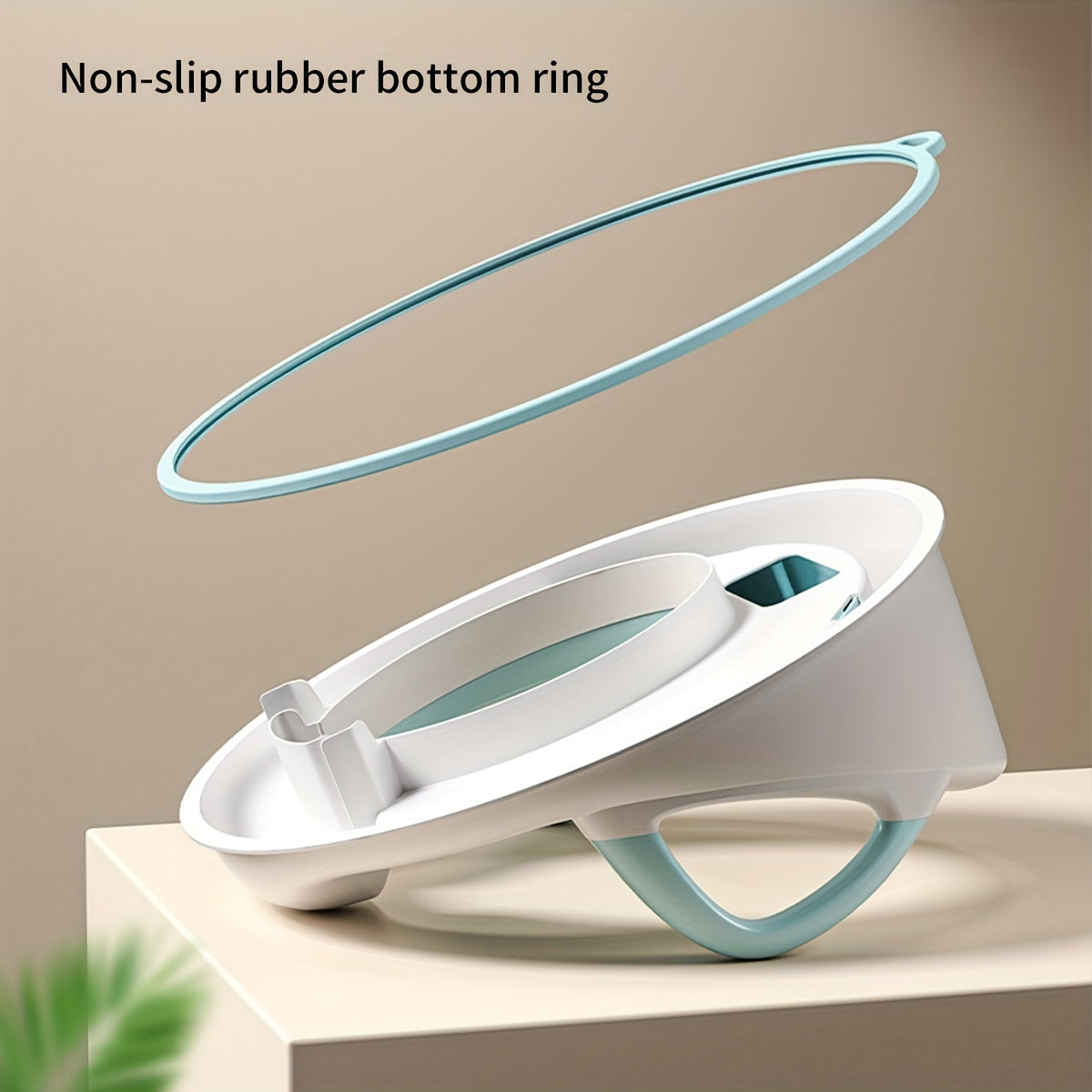 Potty Training Seat for Ages 3-6 with Handles Durable Plastic Easy to Clean Dual Color