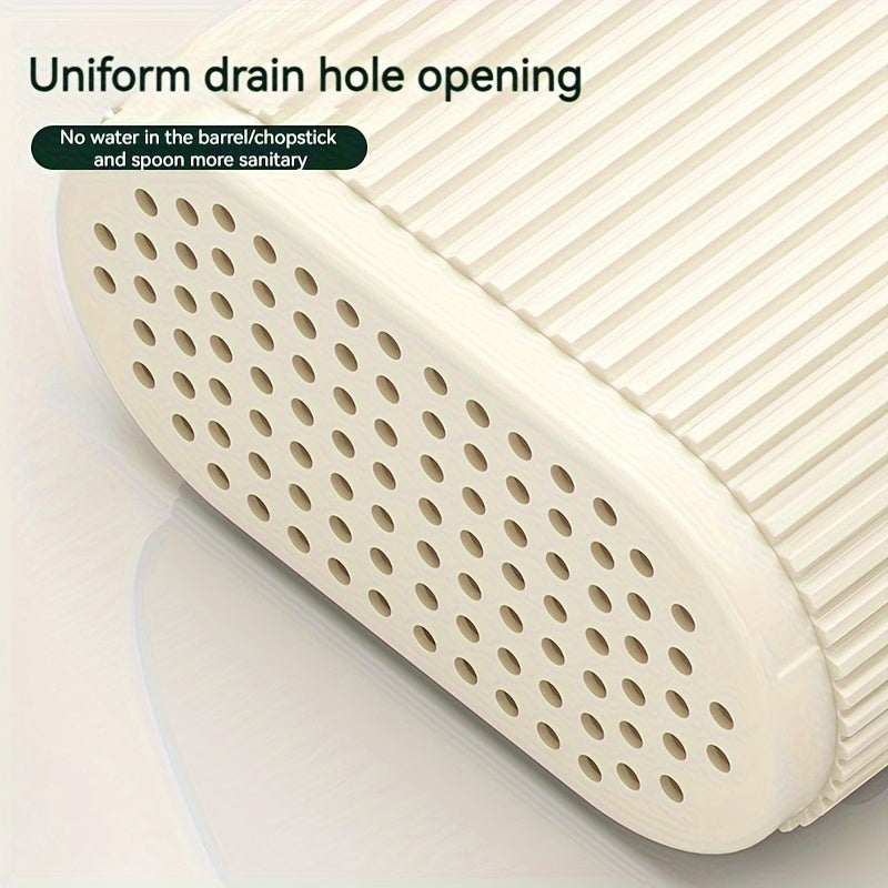 Bir parcha idish ushlagich, pichoq va vilkalar uchun drenaj qutisi bilan. Ushbu ko'p funksiyali plastik to'rtburchak qutisi muzlatgichga joylashadi va spatulalar, qoshiq, pichoq, chopsticks va vilkalarni tartibga solish uchun mukammaldir. Ideal uchun