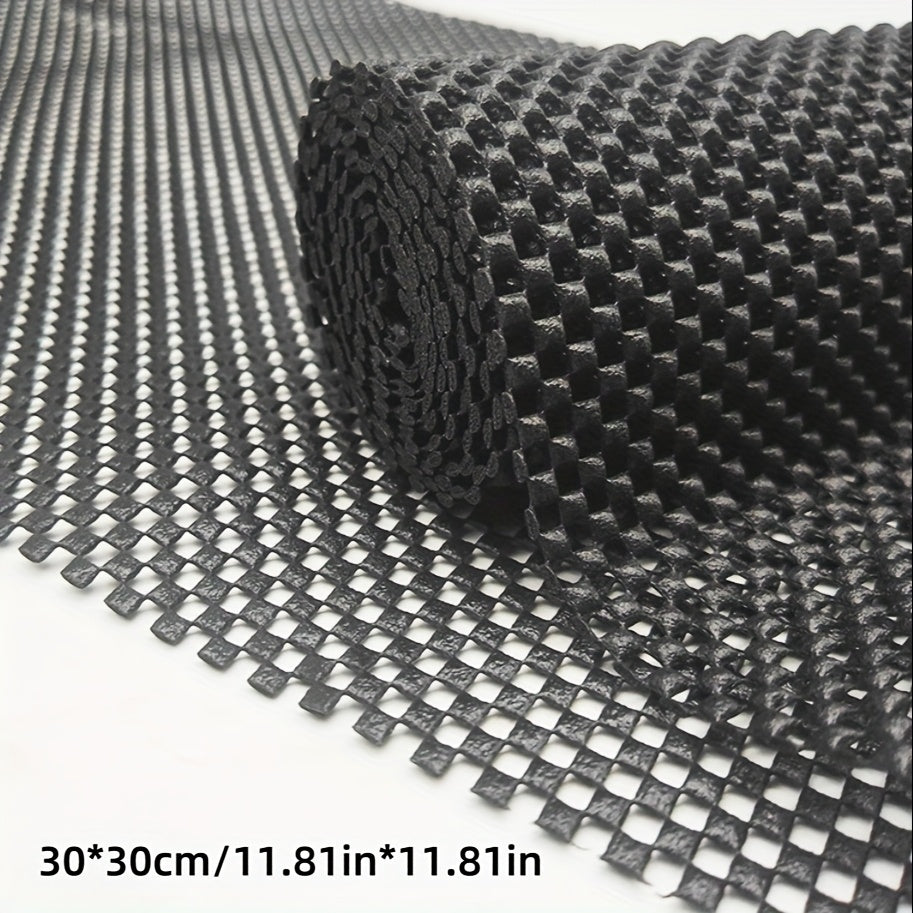 Silicone PVC Non-Slip Bath Rug Mat with Knit Fabric Durable Washable Floor Mat