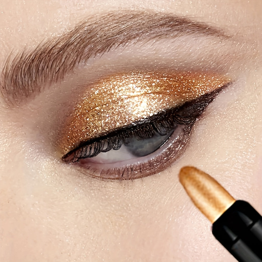 Juego de 6 barras de sombra de ojos para mujer, a prueba de agua, mate, brillo y colores vibrantes