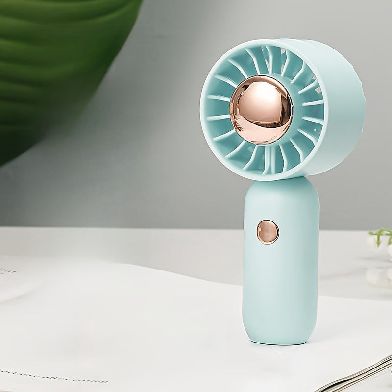 Portable Mini Fan with USB Rechargeable Battery for Indoor Outdoor Use